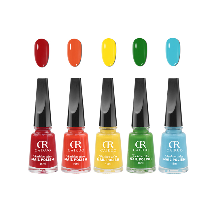 Customized Art Rrainbow Color Box Nail Polish